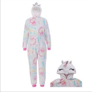 Unicorn Fleece Onesie / Sleeper